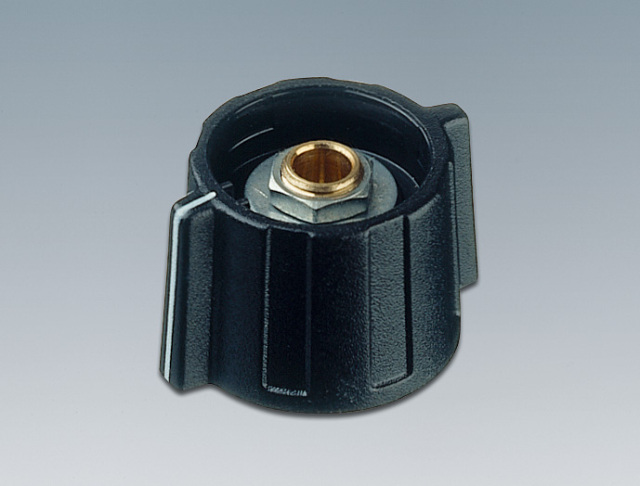 ツマミ・ノブ ラウンドノブ(φ16) OKTシリーズ OKT-2516630【摂津金属