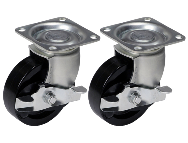 19インチラック サーバーラック キャスター(ストッパー付) RACT-130JS