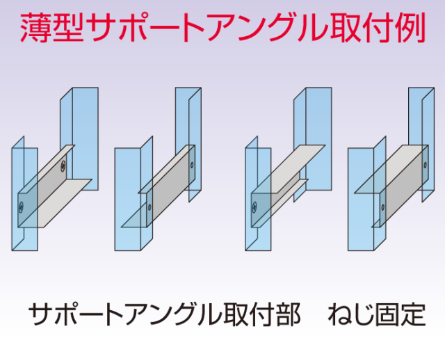 サポートアングル,Lアングル,L型レール,ラック,レール
