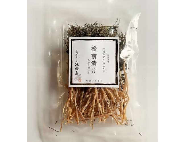 松前漬手作りセット「かつお節とだし素材の池田屋」