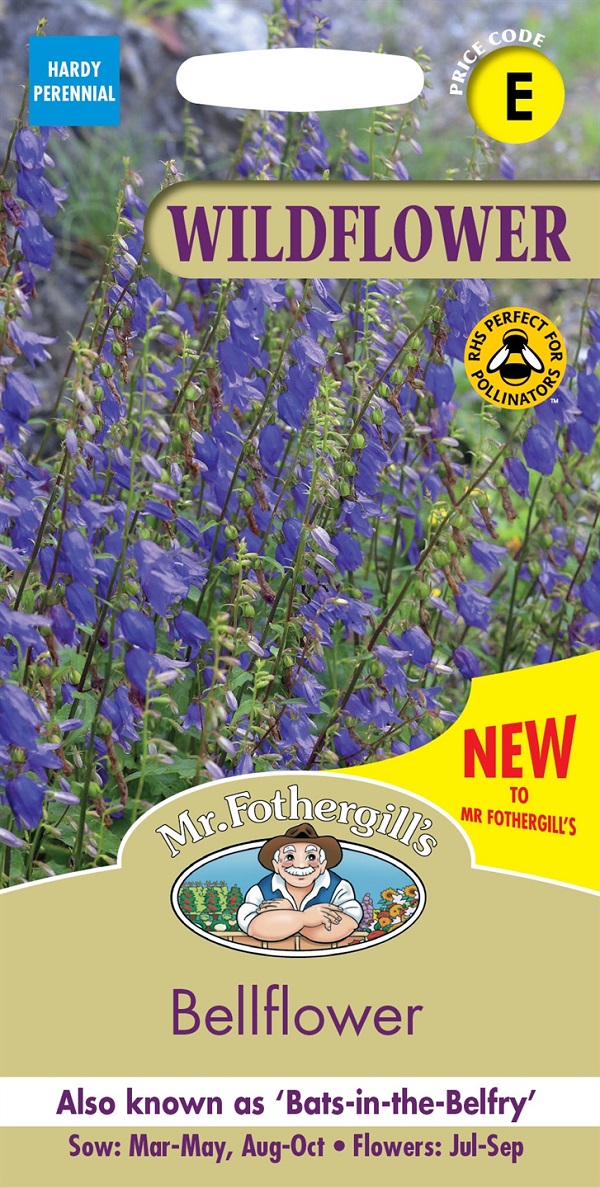 【輸入種子】 Mr.Fothergill's Seeds WILDFLOWER Bellflower ワイルドフラワー ベルフラワー