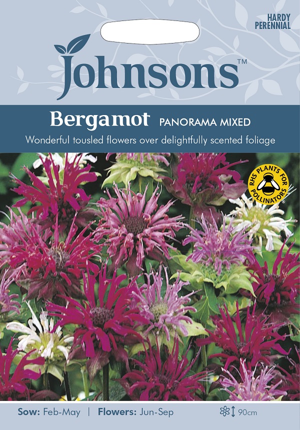Johnsons Seeds Bergamot Panorama Mixed ベルガモット（モナルダ） パノラマ・ミックス