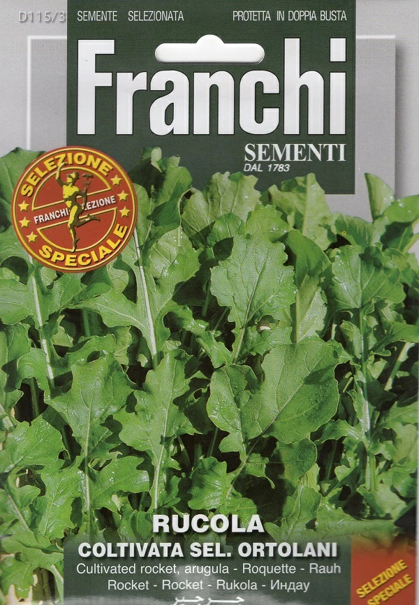 種子】 FRANCHI SEMENTI RUCOLA COLTIVATA SEL.ORTOLANI ルッコラ