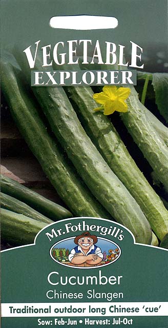 輸入種子】 Mr.Fothergill's Seeds VEGETABLE EXPLORER Cucumber
