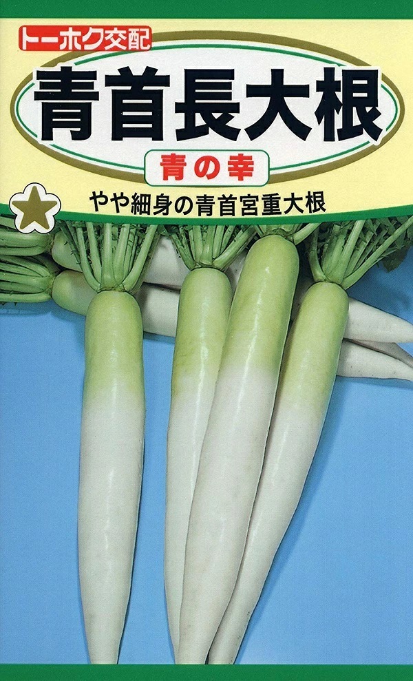 青首長大根青の幸