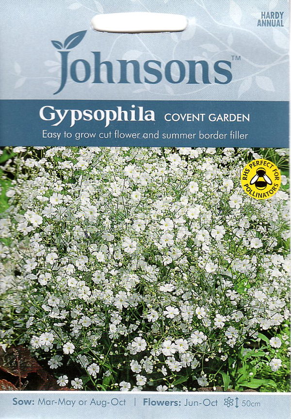 種子】Johnsons Seeds Gypsophila Covennt Garden ジプソフィラ