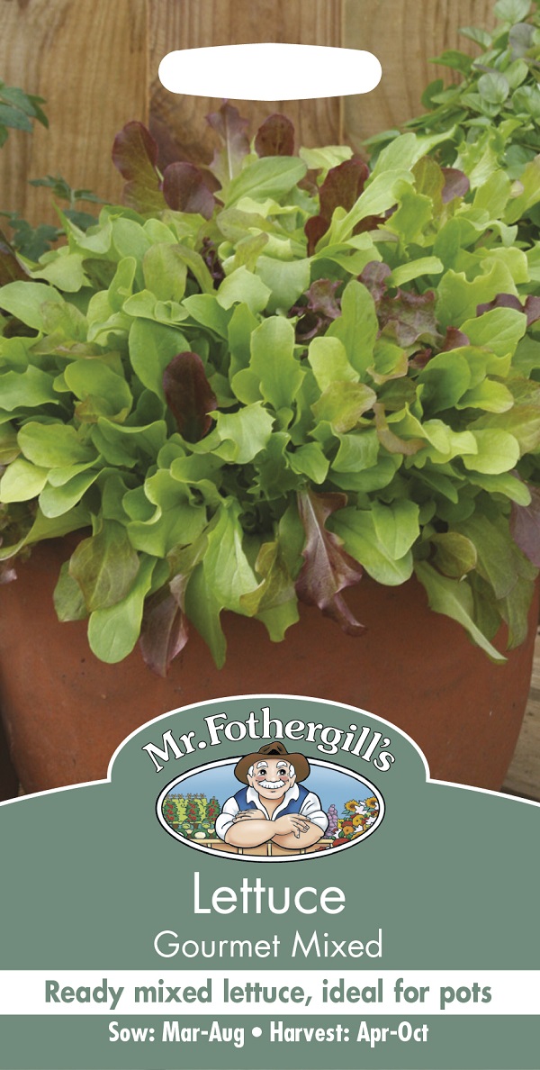 【種子】 Mr.Fothergill's Seeds Lettuce Gourmet Mixed レタス グルメ・ミックス