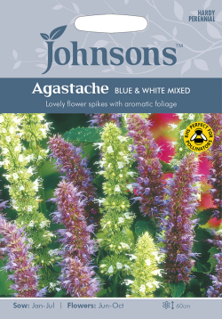 輸入種子 Johnsons Seeds Agastache Blue White Mixed アガスターシェ アニスヒソップ ブルー ホワイト ミックス ジョンソンズシード
