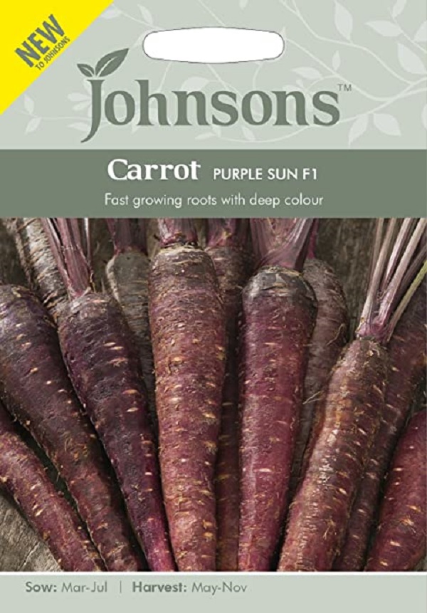 【種子】 Johnsons Seeds Carrot PURPLE SUN F1 キャロット パープル・サン・F1