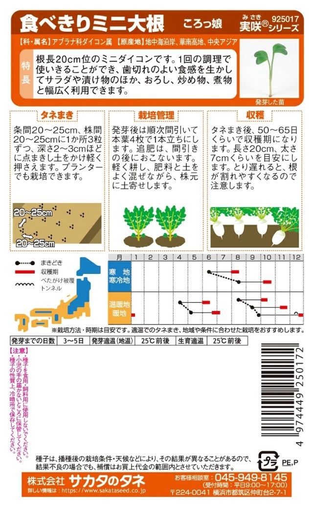 ミニ大根ころっ娘