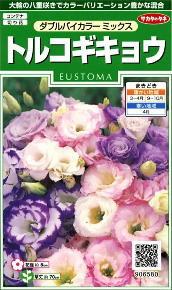 トルコギキョウダブルバイカラーミックス