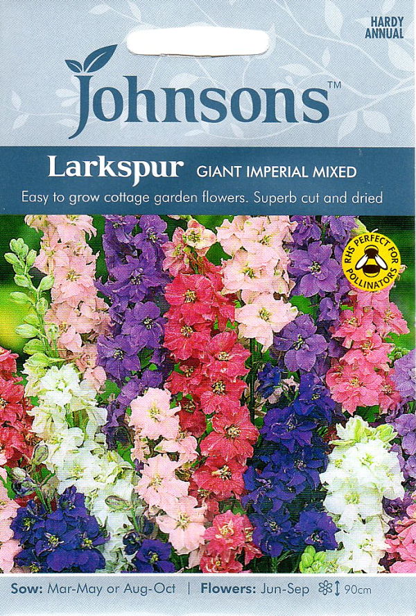 ラークスパー（千鳥草）・ジャイアント・インペリアル