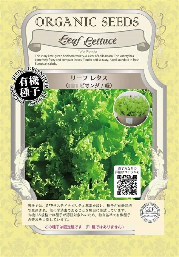 リーフレタス （ロロ ビオンダ/緑）