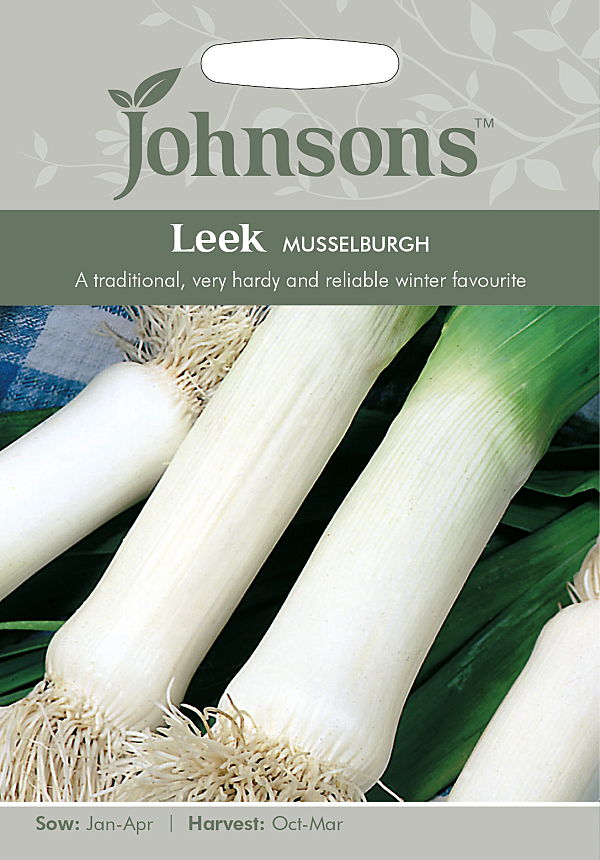 【輸入種子】 Johnsons Seeds Leek Musselburgh リーク（リーキ） ムッセルバーグ ジョンソンズシード