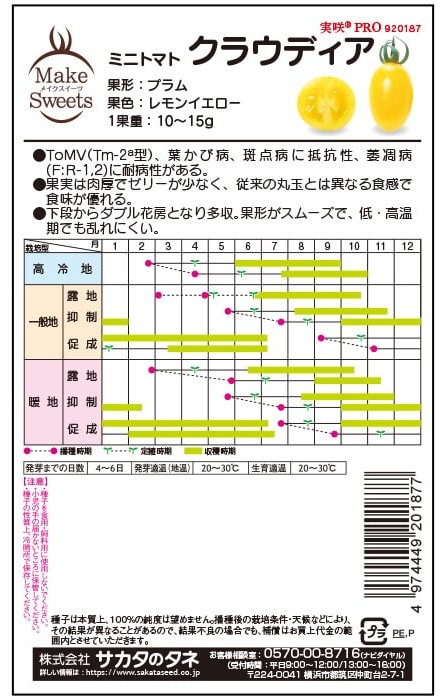 ミニトマト　パトリシア