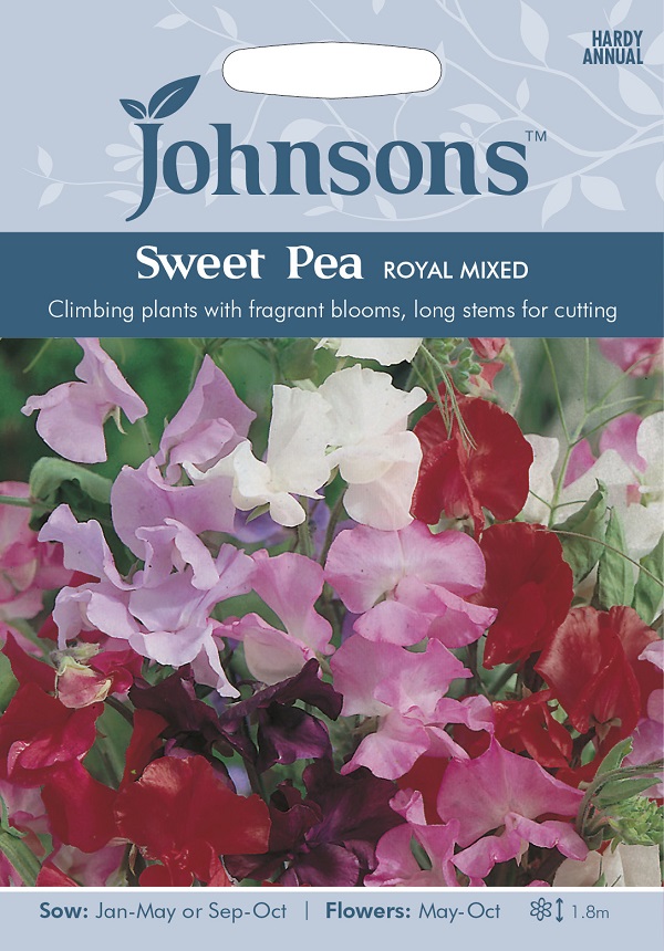Johnsons Seeds Sweet Pea ROYAL MIXED スイートピー ロイヤル・ミックス