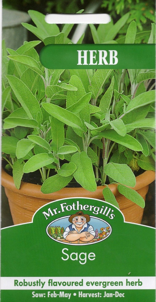 【種子】 Mr.Fothergill's Seeds HERB Sage ハーブ セージ ミスター・フォザーギルズシード