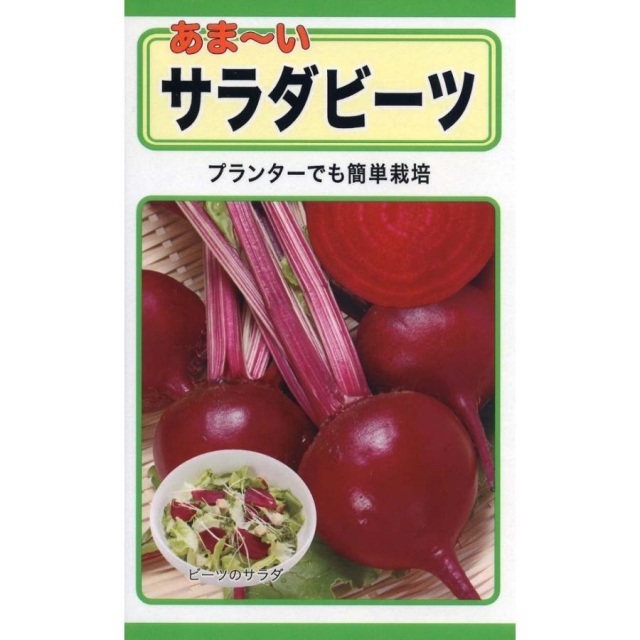 野菜種子 あま～いサラダビーツ プランターでも簡単栽培 トーホクのタネ