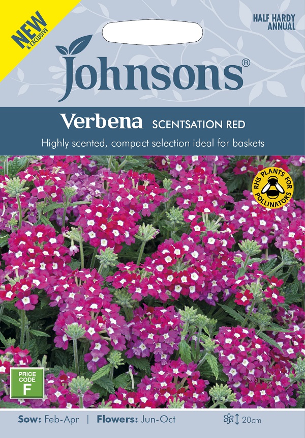 Johnsons Seeds Verbena SCENTSATION RED バーベナ センセーション・レッド