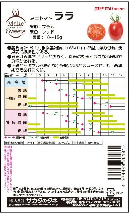 ミニトマト　ララ
