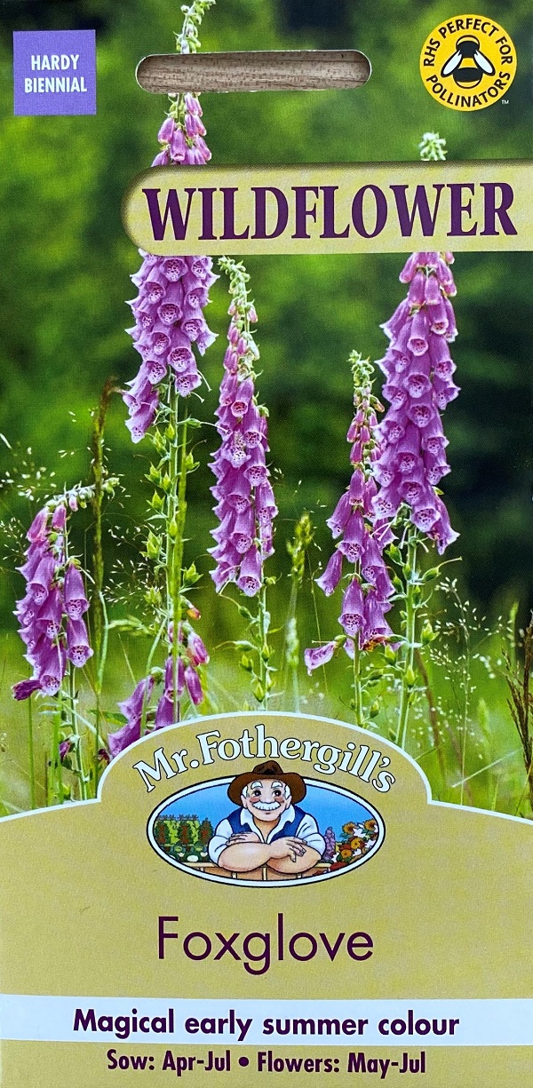 【輸入種子】 Mr.Fothergill's Seeds WILDFLOWER Foxglove Digitalis ワイルドフラワー フォックスグローブ（ジギタリス）