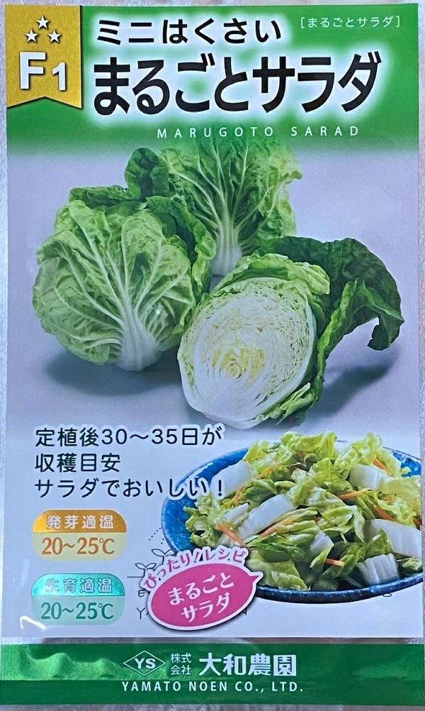 ミニはくさいまるごとサラダ