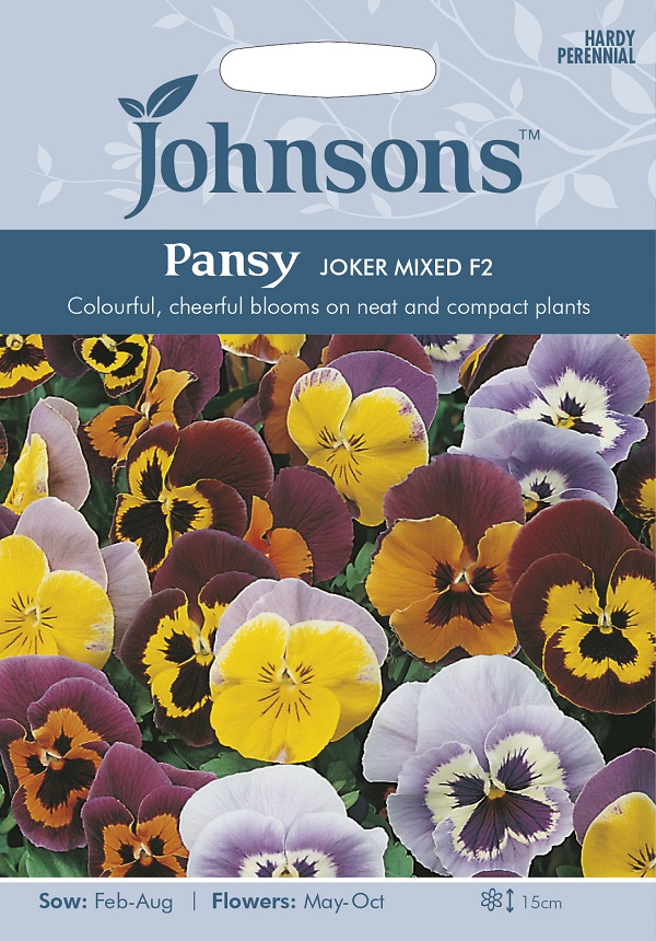 Johnsons Seeds Pansy JOKER MIXED F2 パンジー ジョーカー ミックス ジョンソンズシード