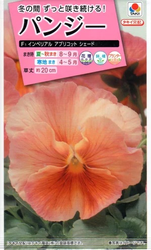 パンジー インペリアルアプリコット