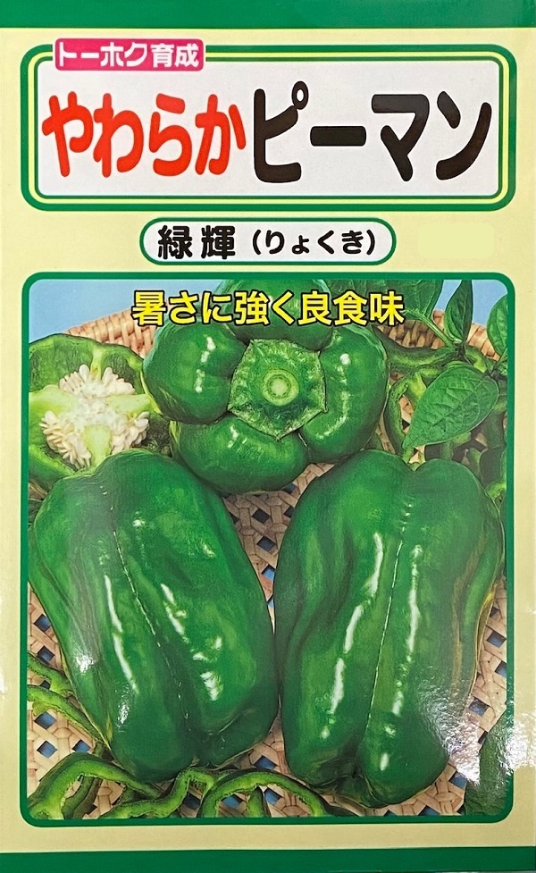 やわらかピーマン 緑輝(りょくき)