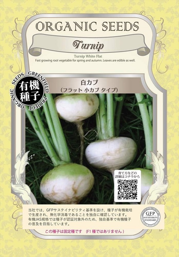 白カブ　フラット小カブタイプ