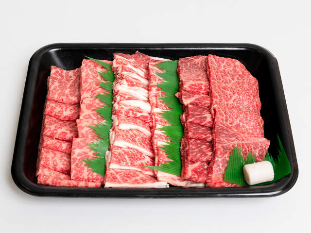 「福島牛」モモ・バラ･肩焼肉用[カルビ風]　800g