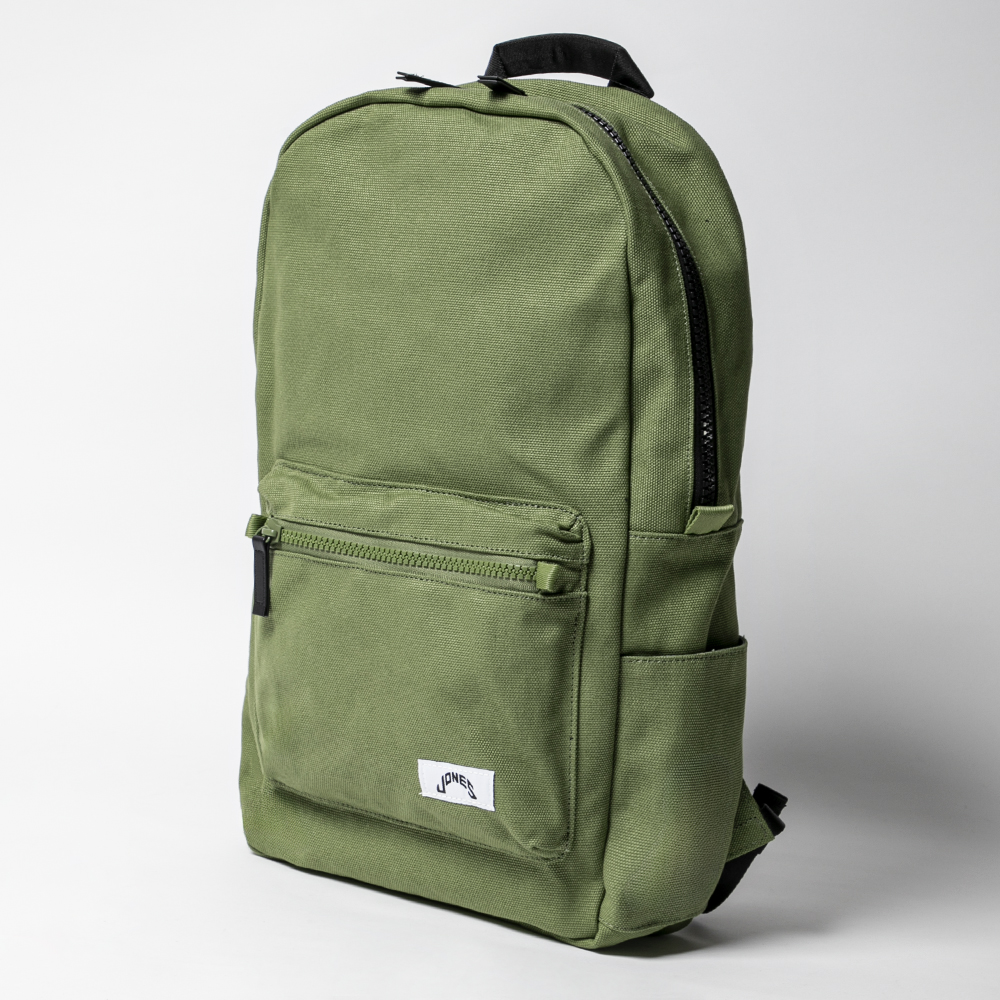 Varsity Backpack Canvas-Moss
