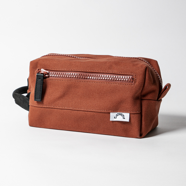 Dopp Kit Canvas-Burnt Clay
