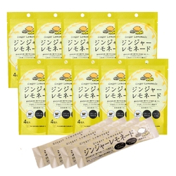 夏の水分補給にぴったり　ジンジャーレモネード　40杯分（13ｇ×4包×10パック）