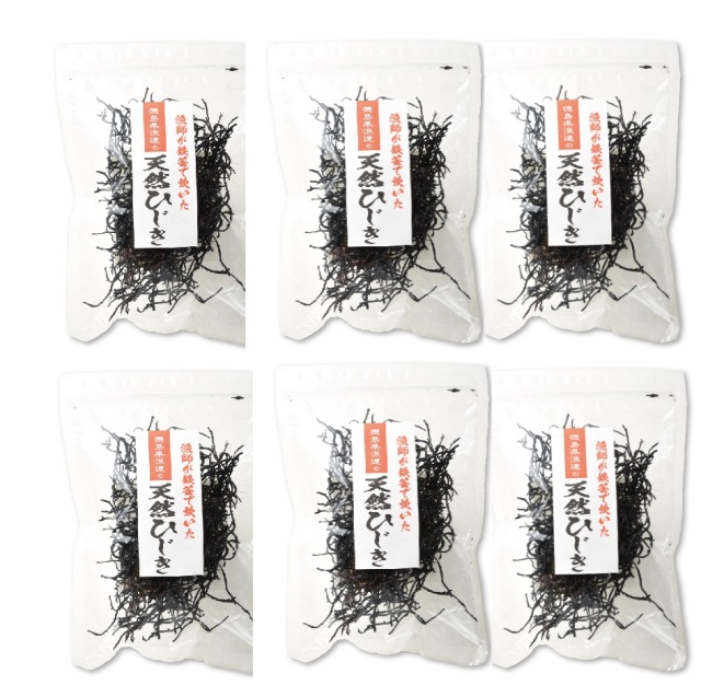 徳島県産 天然 長ひじき 22g×6袋セット