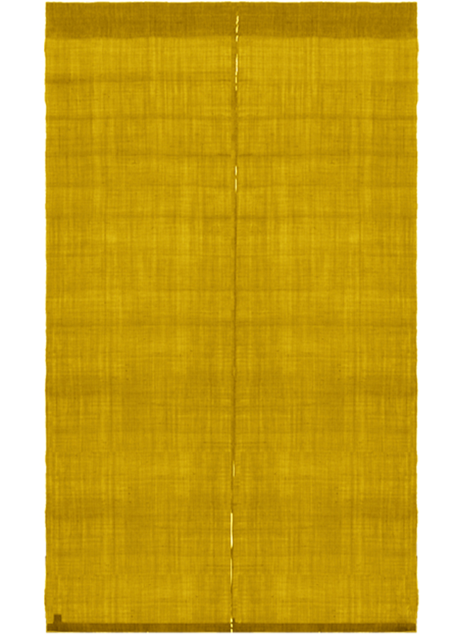 無地染麻のれん「からし150」
