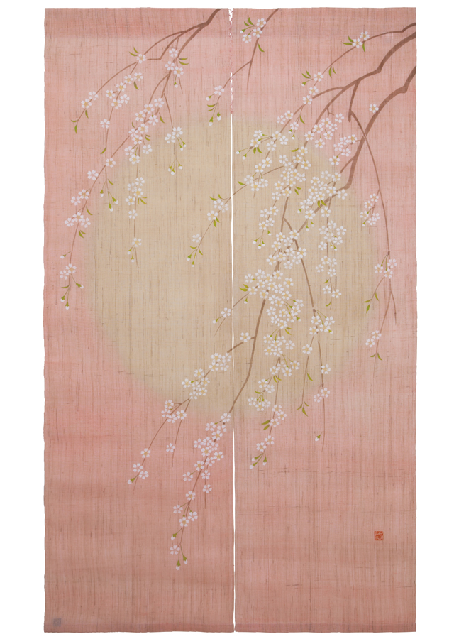 のれん「サクラノトキ」