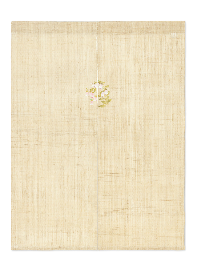 花紋のれん「ほたるぶくろ」