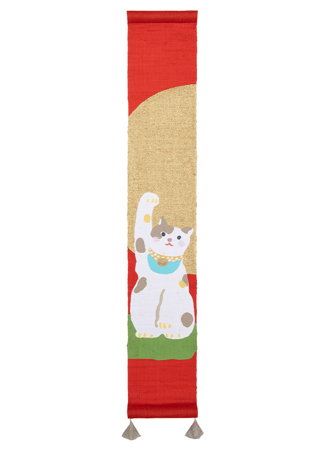 豆タペ「紅白招き猫」