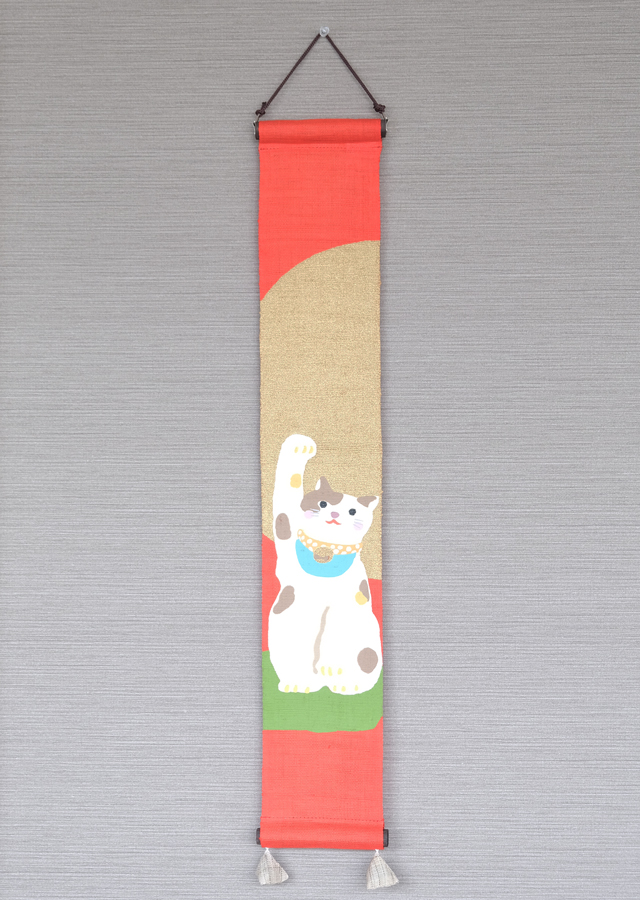 店舗限定豆タぺ「紅白招き猫」