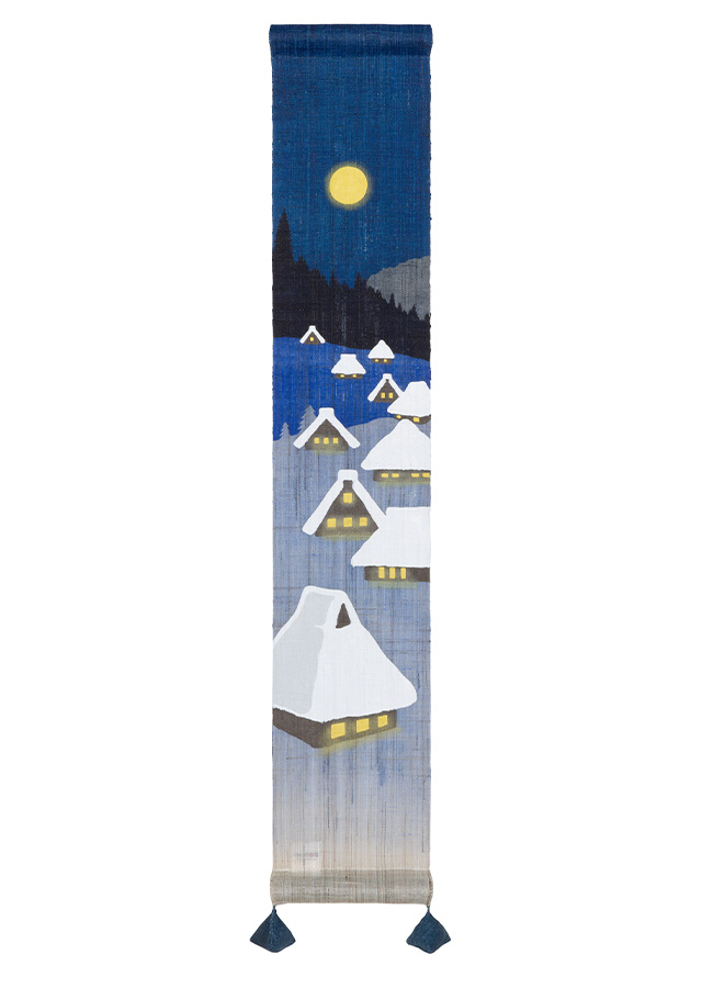 豆タペJAPAN「雪の合掌造り」