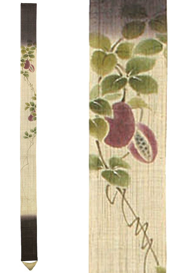 細タペストリー「あけび」