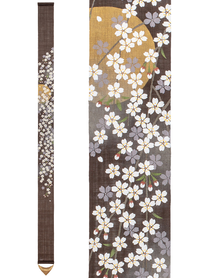 手染め麻のれん・細タペストリーの京都洛柿庵オンラインショップ