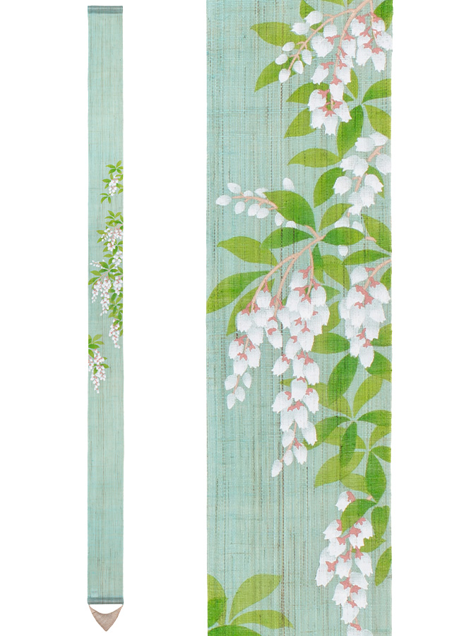 手染め麻のれん・細タペストリーの京都洛柿庵オンラインショップ