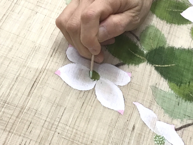 手描きのれん「山法師」