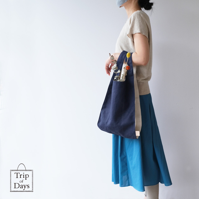 ちょっとそこまで、のお出かけに。シンプルで軽い！手織り麻の 