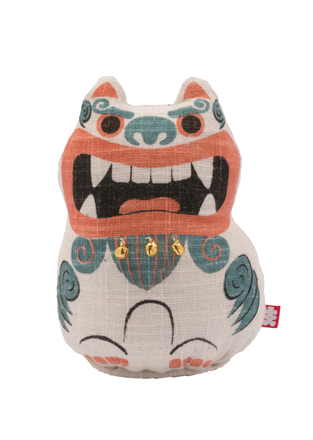 手染め麻人形 「あ、 S」[京都洛柿庵オンラインショップ]