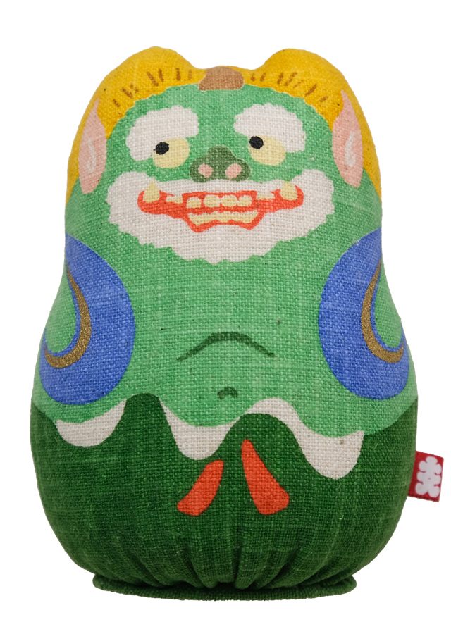 手染め麻人形 「風神」[京都洛柿庵オンラインショップ]