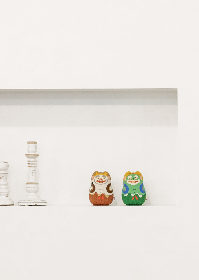 麻人形「風神」「雷神」