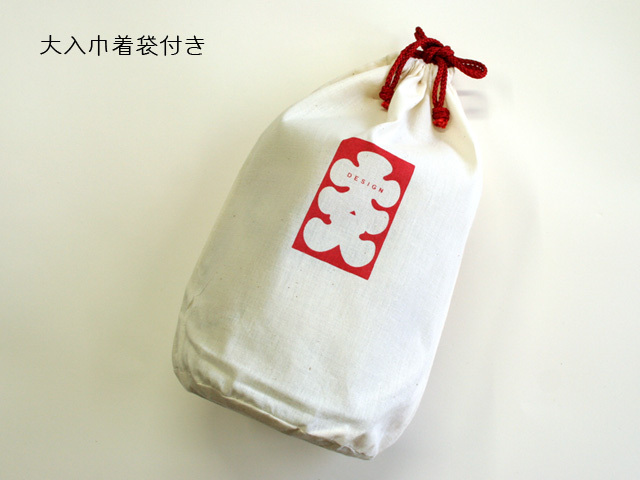 手染め麻人形 「黒招き猫 M」[京都洛柿庵オンラインショップ]